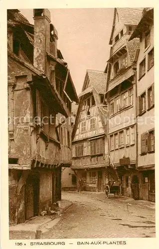 AK / Ansichtskarte Strasbourg_Alsace Bain aux Plantes Strasbourg Alsace