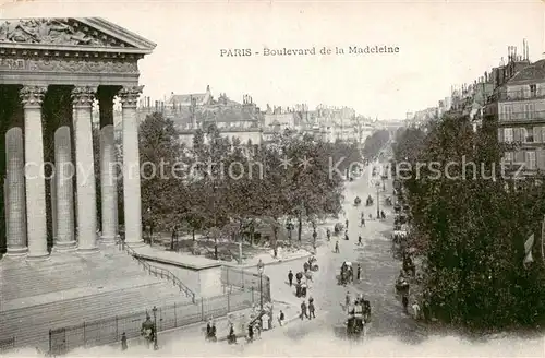 AK / Ansichtskarte Paris_75 Boulevard de la Madeleine 