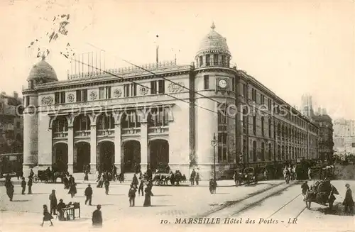 AK / Ansichtskarte Marseille_13 Hotel des Postes 