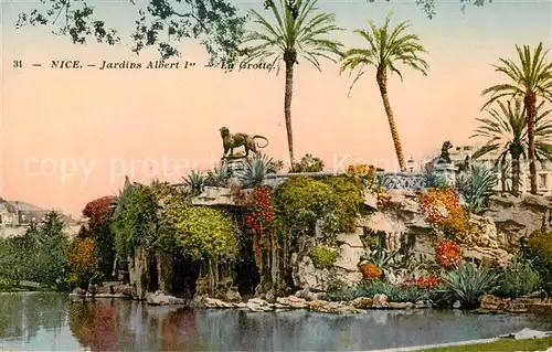 AK / Ansichtskarte Nice__06_Nizza Jardins Albert I  La Grotte 