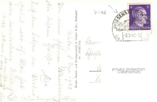 AK / Ansichtskarte Wiesensteig Wielandstein Wiesensteig