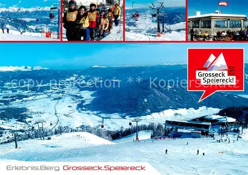 AK / Ansichtskarte Mauterndorf_AT Schi Berg Grosseck Speiereck Teilansichten Gondelbahn 