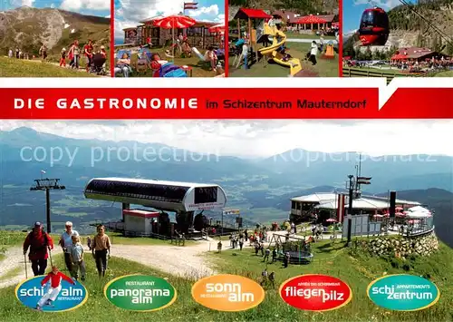 AK / Ansichtskarte Mauterndorf_AT Schi Berg Grosseck Speiereck Teilansichten Gondelbahn 