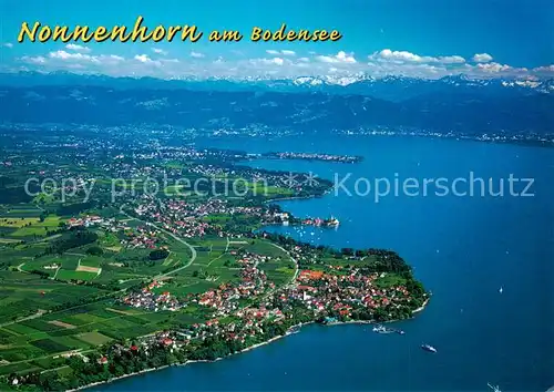 AK / Ansichtskarte Nonnenhorn_Bodensee Fliegeraufnahme Nonnenhorn Bodensee