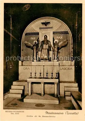 AK / Ansichtskarte Montecassino_Cassino_IT Cella di S Benedetto 