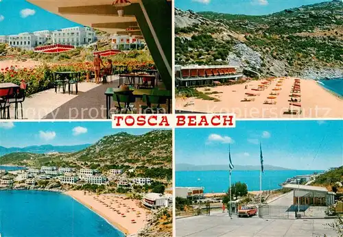 AK / Ansichtskarte Cavala_Kavala_Greece Bungalows Tosca Terrasse Strandpartien 
