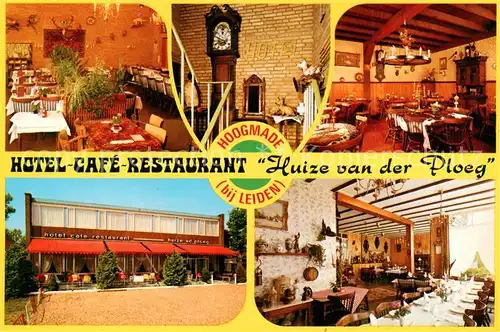 AK / Ansichtskarte Hoogmade_Leiden_NL Hotel Cafe Restaurant Huize van der Ploeg Gastraeume  