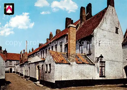 AK / Ansichtskarte Kortrijk__West Vlaanderen_Belgie Begijnhof 