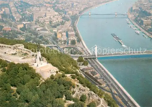 AK / Ansichtskarte Budapest_HU Fliegeraufnahme 