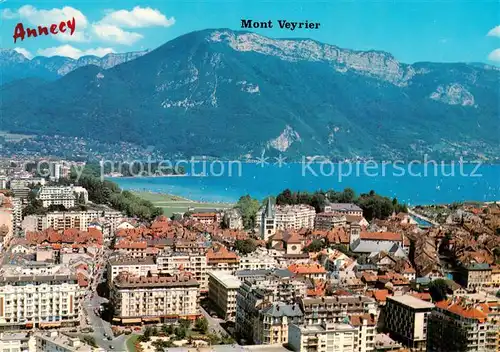 AK / Ansichtskarte Annecy_74_Haute Savoie La Ville le Lac et le Mont Veyrier  