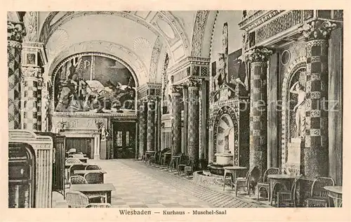 AK / Ansichtskarte Wiesbaden Kurhaus Muschel Saal Wiesbaden