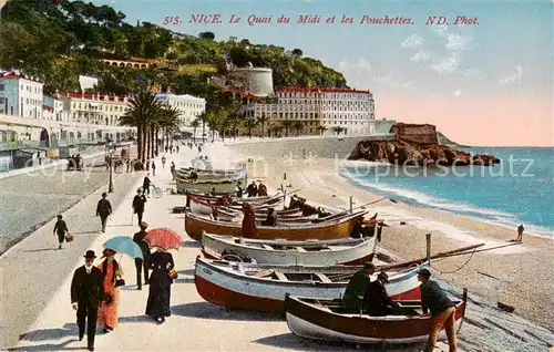 AK / Ansichtskarte Nice__06_Nizza Le Quai du Midi et les Pouchettes 