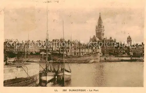AK / Ansichtskarte Dunkerque_Duenkirchen Der Hafen 