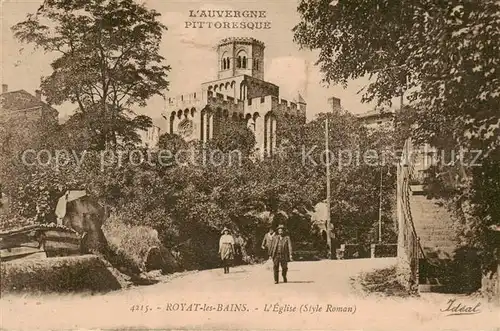 AK / Ansichtskarte Royat_63 les Bains Kirche Aussenansicht 