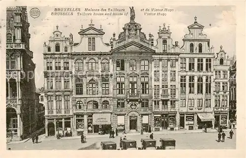 AK / Ansichtskarte Bruxelles_Bruessel Maisons des Tailleurs et de Victor Hugo Bruxelles_Bruessel