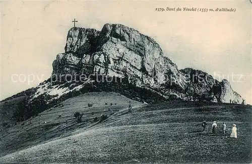AK / Ansichtskarte Dent_du_Nivolet_1553m_Chambery Gesamtansicht 