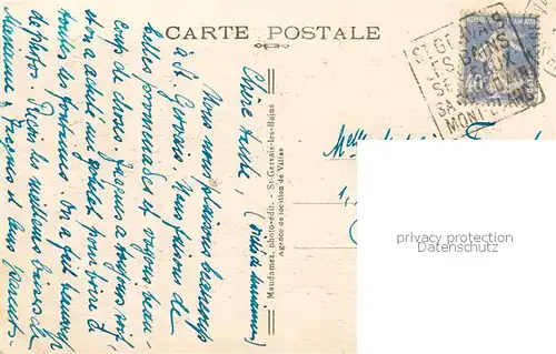 AK / Ansichtskarte Saint Gervais les Bains Les Aiguilles de Warens Saint Gervais les Bains