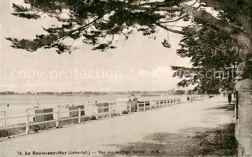 AK / Ansichtskarte La_Baule_sur_Mer_44 Vue sur la Plage Benoit 