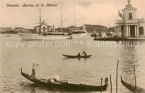 AK / Ansichtskarte Venezia_Venedig Bacino di S. Marco Venezia Venedig