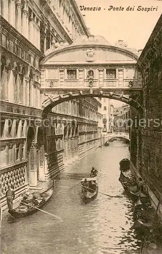 AK / Ansichtskarte Venezia_Venedig Ponte dei Sospiri Venezia Venedig