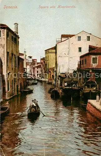 AK / Ansichtskarte Venezia_Venedig Squero alla Misericordia Venezia Venedig
