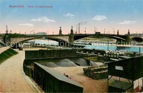 AK / Ansichtskarte Mannheim Neckarbruecke Mannheim