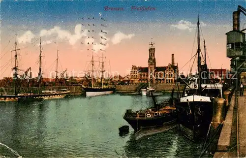 AK / Ansichtskarte Bremen Freihafen Bremen