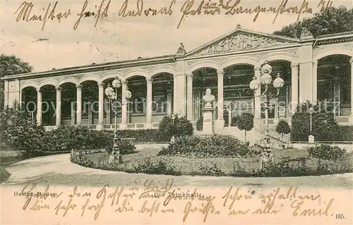 AK / Ansichtskarte Baden Baden Die Trinkhalle Baden Baden