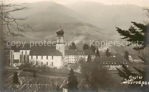 AK / Ansichtskarte St_Trudpert_Kloster_Muenstertal Kloster Aussenansicht 