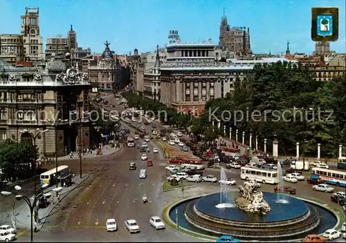 AK / Ansichtskarte Madrid_Spain La Cibeles Madrid Spain