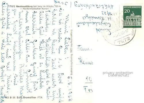 AK / Ansichtskarte Neutrauchburg Teilansichten Kurort Freibad Allgaeuer Alpen Bromsilber Neutrauchburg