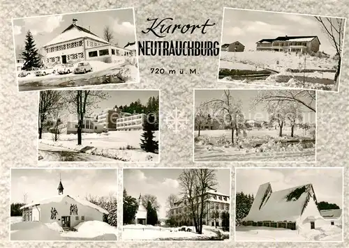 AK / Ansichtskarte Neutrauchburg Winterpanorama Kurort Kurhotels Kirche Neutrauchburg