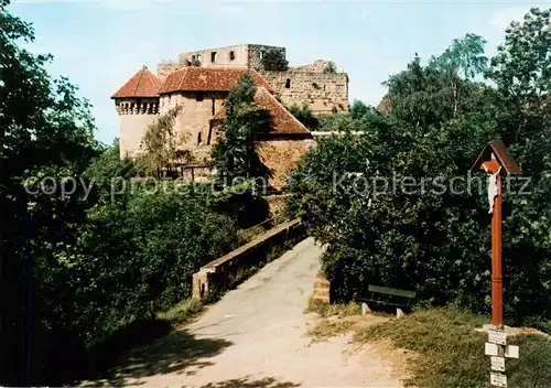 AK / Ansichtskarte Rechberg_Schwaebisch_Gmuend Ruine Rechberg Rechberg_Schwaebisch_Gmuend