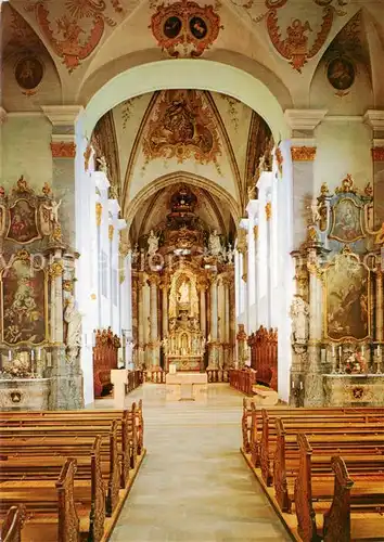 AK / Ansichtskarte Schwaebisch_Gmuend Pfarrkirche St Franziskus Hochaltar Schwaebisch Gmuend