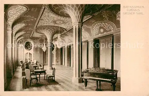 AK / Ansichtskarte Bad_Kissingen Kurhaus Gruener Saal Bad_Kissingen