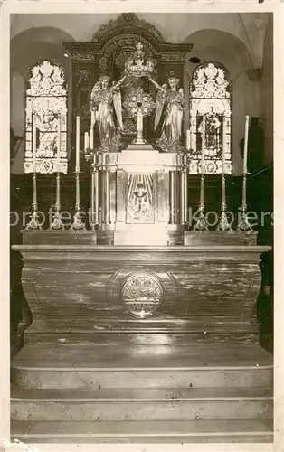 AK / Ansichtskarte Mont Ste Odile_Mont Sainte Odile_67_Alsace Innenansicht Altar 