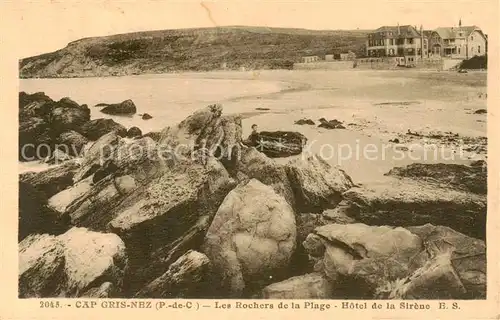 AK / Ansichtskarte Cap_Gris Nez_62 Les Rochers de la Plage   Hotel de la Sirene 