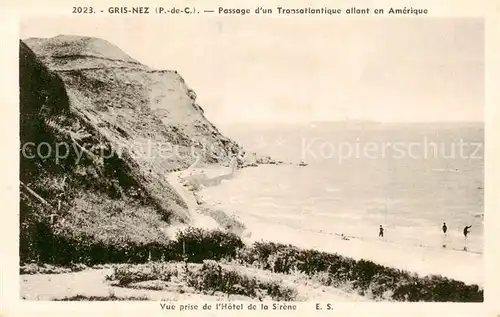 AK / Ansichtskarte Cap_Gris Nez_62 Vue prise de l Hotel de la Sirene 