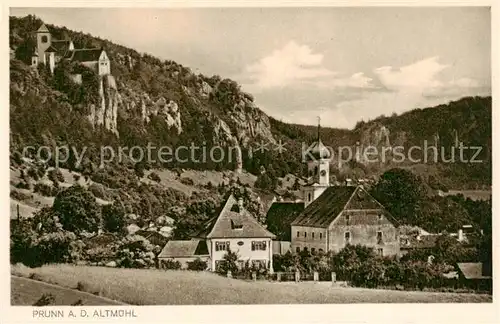 AK / Ansichtskarte Prunn_Altmuehl_Riedenburg Teilansicht 
