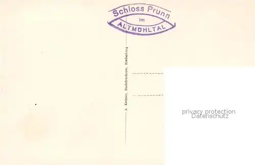 AK / Ansichtskarte Prunn_Altmuehl_Riedenburg Teilansicht 