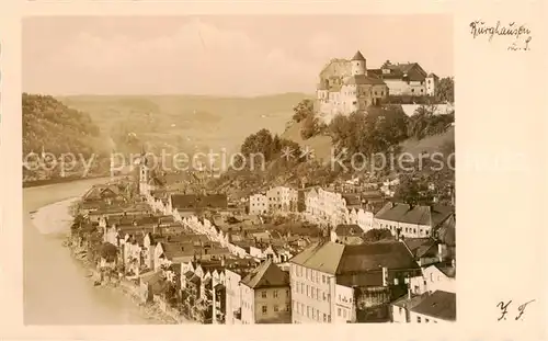 AK / Ansichtskarte Burghausen_Salzach Teilansicht Burghausen Salzach
