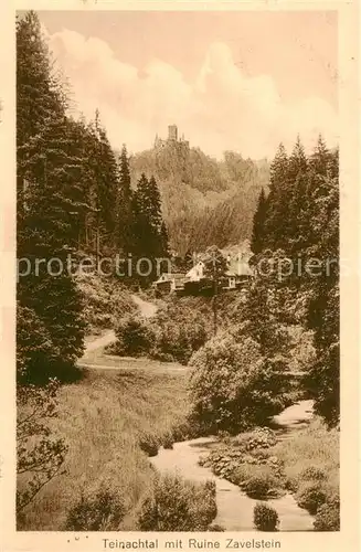 AK / Ansichtskarte Teinachtal_Bad_Teinach Zavelstein Ruine Zavelstein 