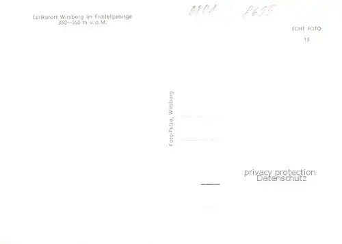 AK / Ansichtskarte Wirsberg Panorama Luftkurort im Fichtelgebirge Denkmal Ortszentrum Wirsberg