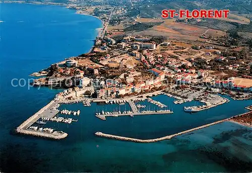 AK / Ansichtskarte Saint Florent_Haute Corse Port de plaisance et la marine vue aerienne Saint Florent Haute Corse