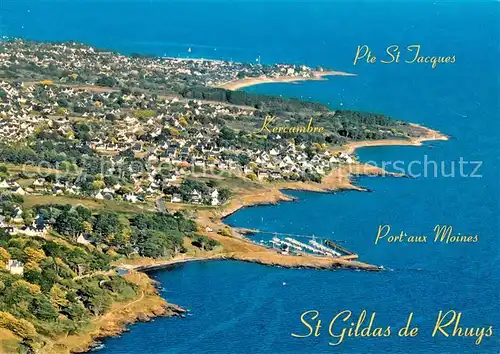 AK / Ansichtskarte Saint Gildas de Rhuys_56_Morbihan Vue panoramique aerienne 