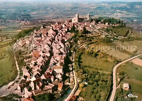 AK / Ansichtskarte Vezelay_89 Vue d ensemble de la ville et de la basilique vue aerienne 