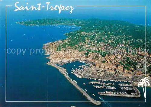 AK / Ansichtskarte Saint_Tropez_Var Vue aerienne sur le golfe Saint_Tropez_Var