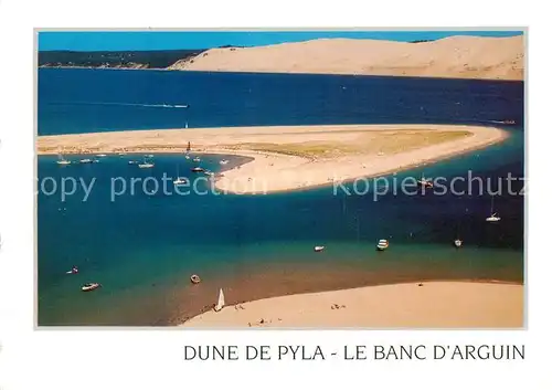 AK / Ansichtskarte Pyla sur Mer_33 Le Banc d Arguin Ocean Atlantique vue aerienne 