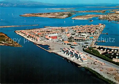 AK / Ansichtskarte Port Barcares_66_Pyrenees Orientales Vue aerienne de la presqu ile 