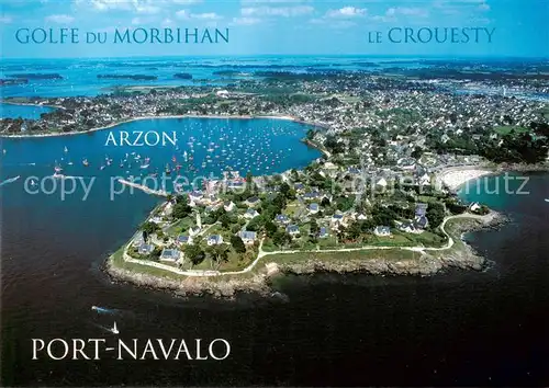 AK / Ansichtskarte Port Navalo_56_Morbihan Panorama Arzon Golfe du Morbihan vue aerienne 